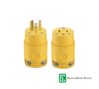 Tomas y Clavijas Amarilla LEVITON