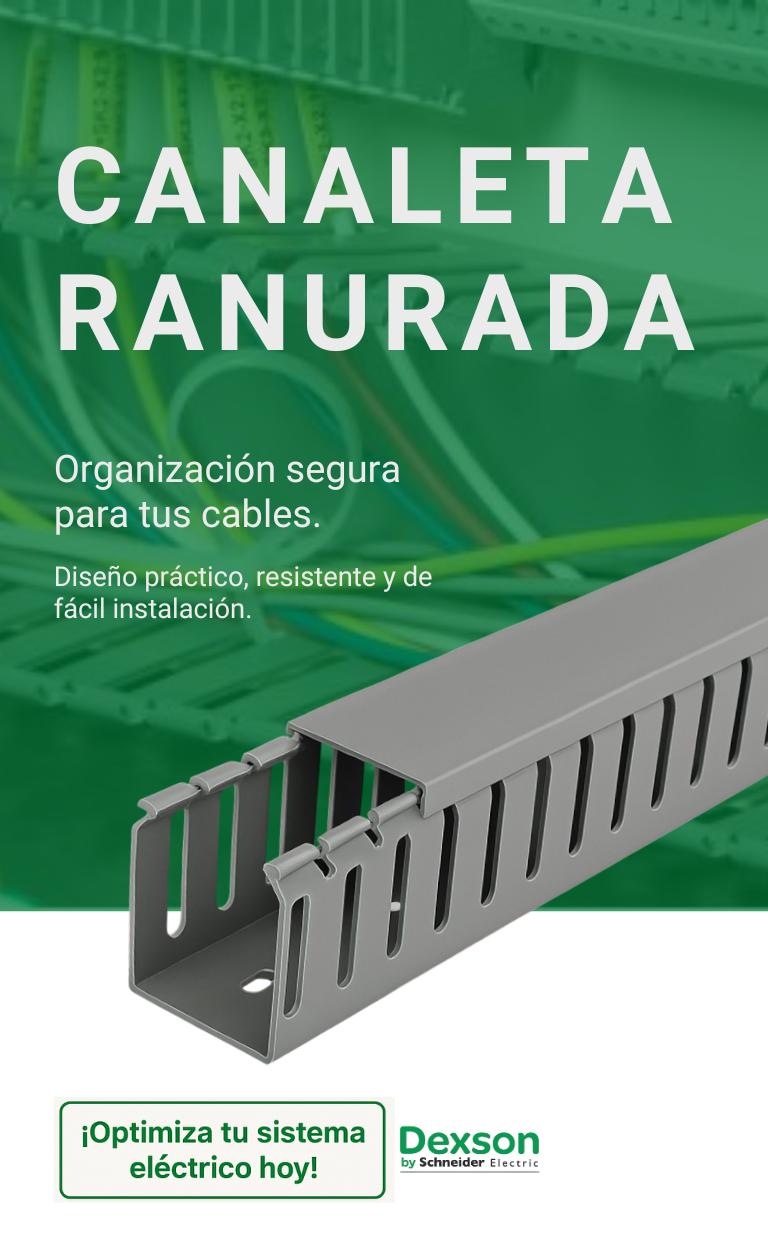 canaleta ranurada