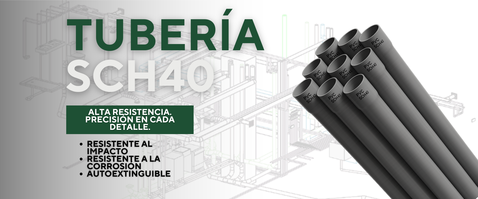tuberia sch40
