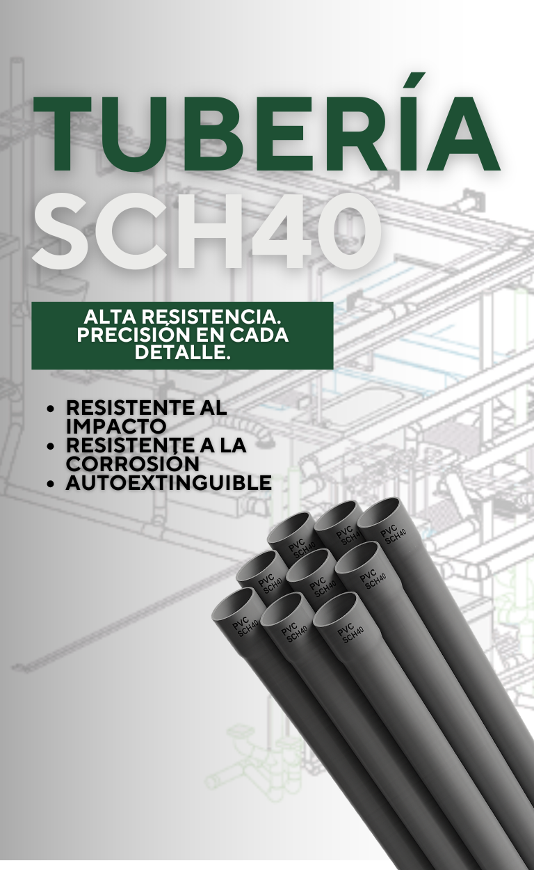 tuberia sch40