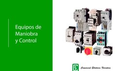 Equipos de maniobra y control